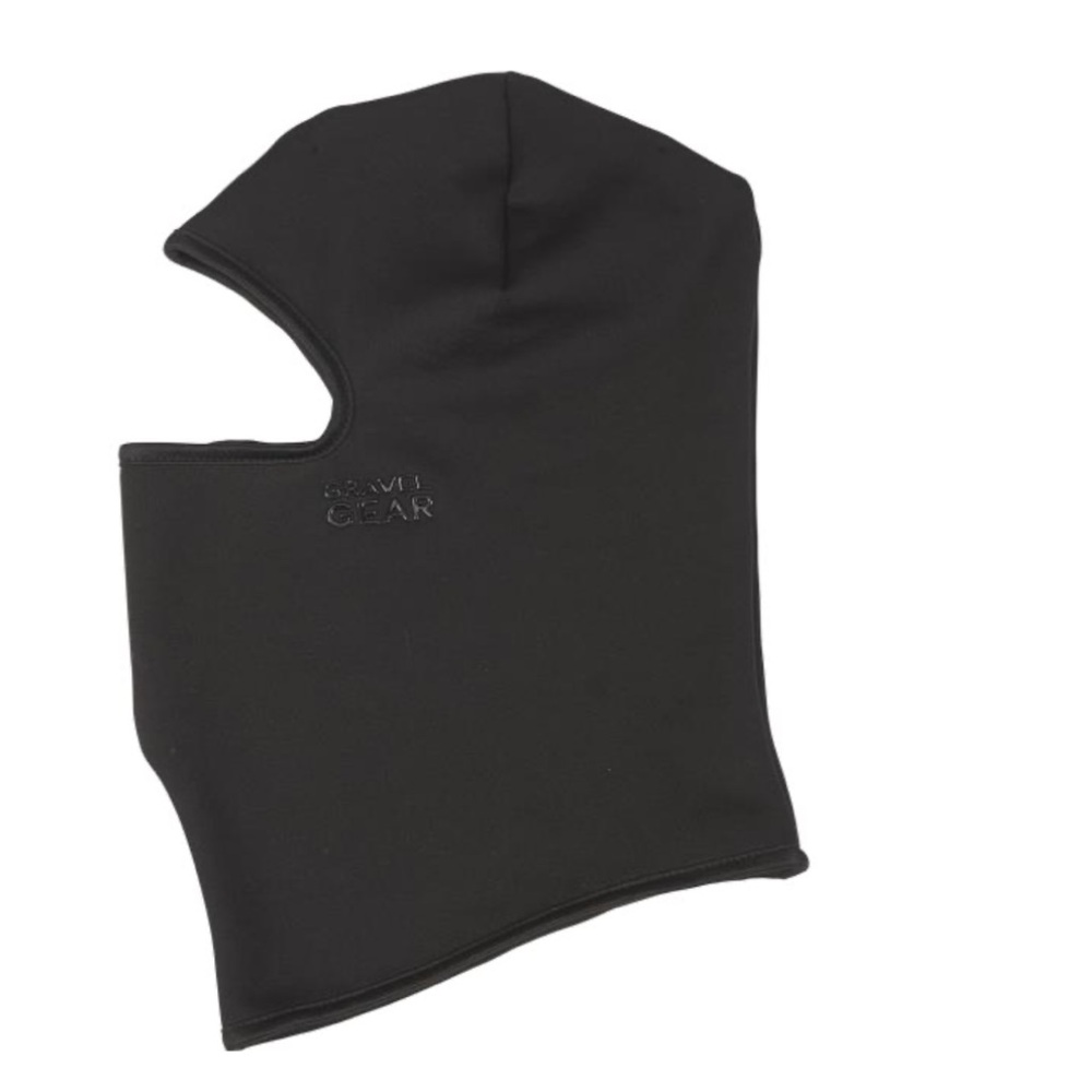 GRAVEL GEAR HAT FLEECE BLACK NWT‎ FACE MASK